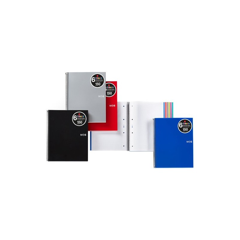 BLOC MR NB-6 mic-PP A5 150h CD-5 NEGRO