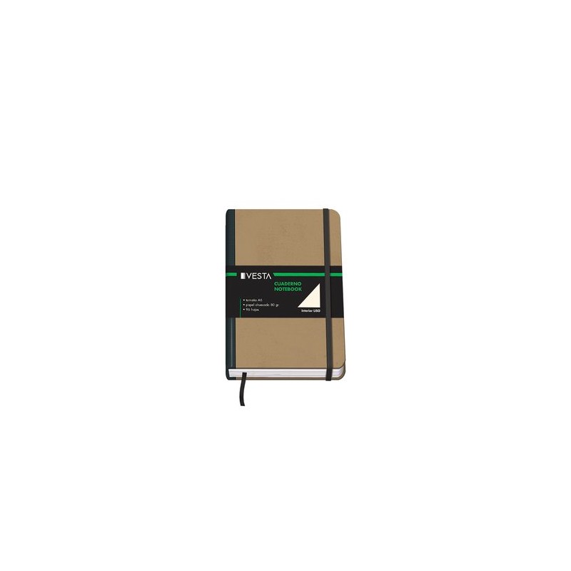 CUADERNO VESTA NATURE A6 96h LISO