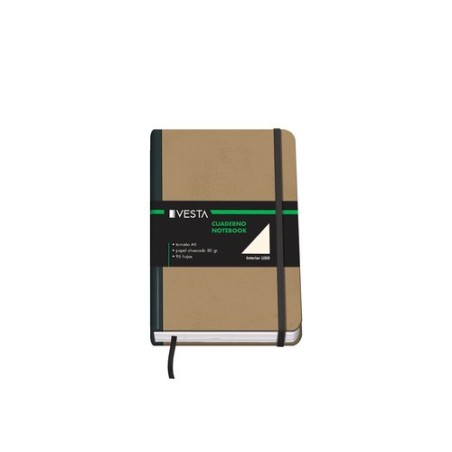 CUADERNO VESTA NATURE A6 96h LISO