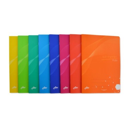 LIBRETA OLEF PP A5+ 48h LISO 90g COL-(8)