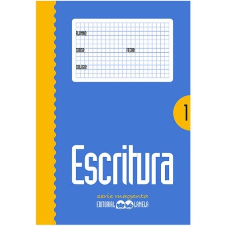 CUADERNO LAMELA ESCRITURA Magenta 1