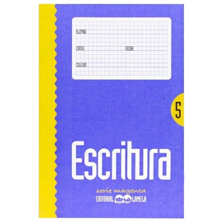CUADERNO LAMELA ESCRITURA Magenta 5