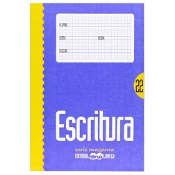CUADERNO LAMELA ESCRITURA Magenta 22