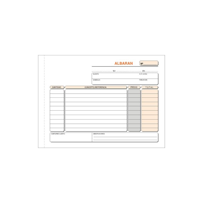 TALONARIO ALBARANES 4º APDO DUPLIC-LOAN
