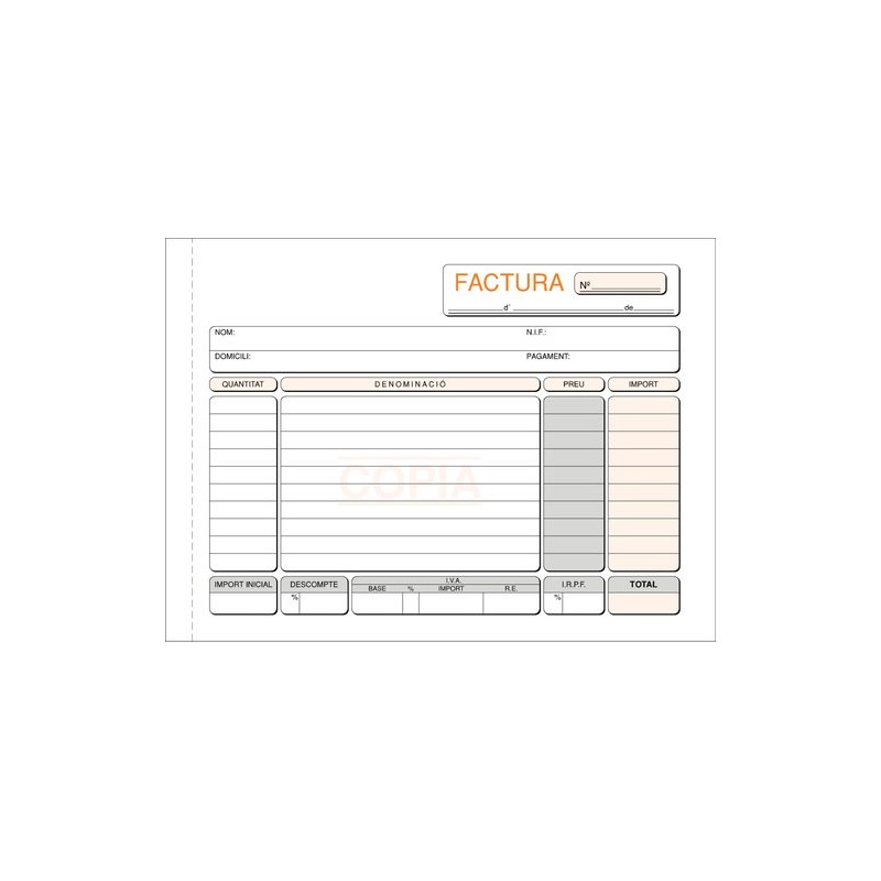 TALON- CAT- FACTURAS 4º APDO TRIPLI LOAN