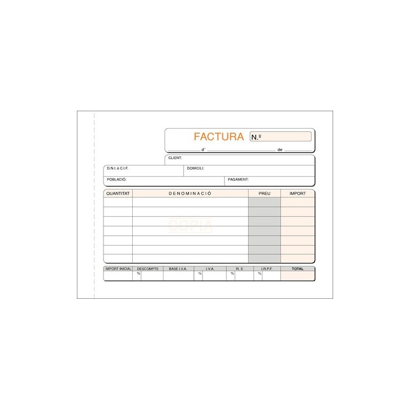 TALON- CAT- FACTURAS 8º APDO DUPLI LOAN