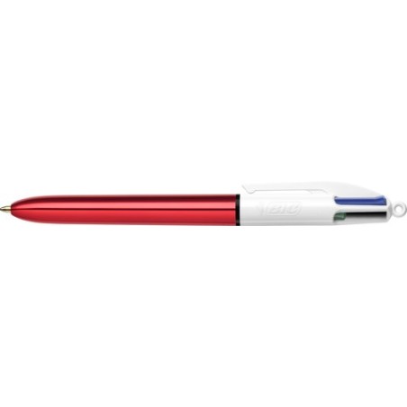 BOLIGRAFO 4 COL-BIC SHINE RED