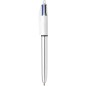 BOLIGRAFO 4 COL-BIC SHINE SILVER