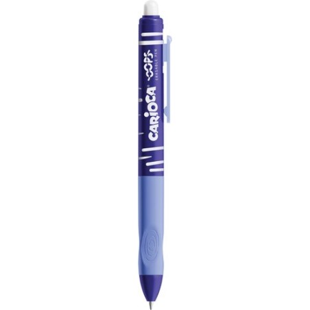 BOLIGRAFO CARIOCA OOPS RET- BORRABLE AZU