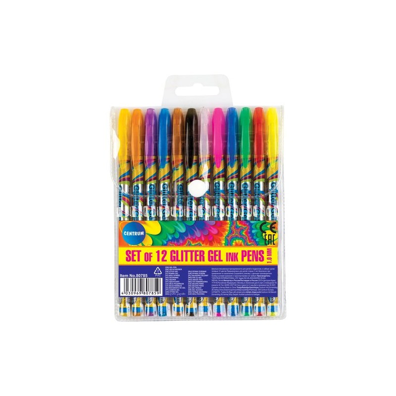 ROLLER GEL CENTRUM GLITTER 1,0 B-12