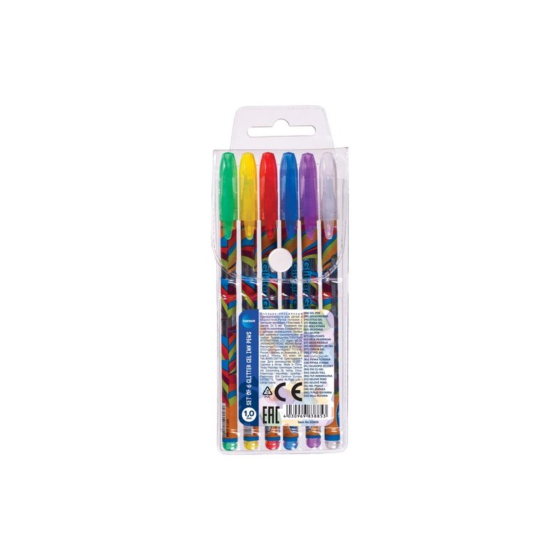 ROLLER GEL CENTRUM GLITTER 1,0 B-6