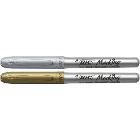 ROTUL-BIC MARKING GOLD&SILVER CAJA DE 12