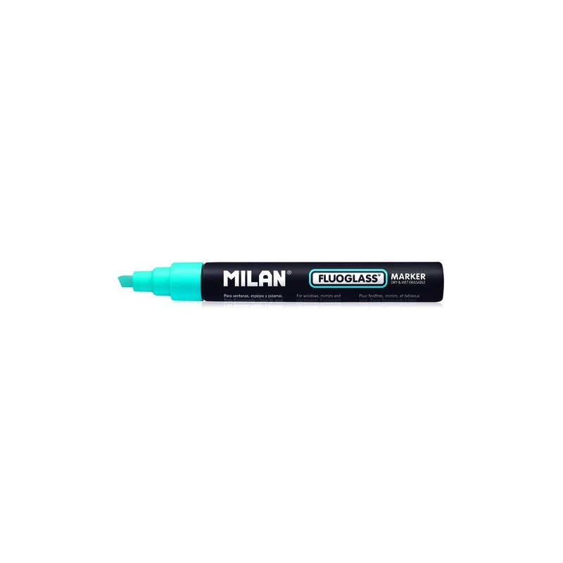 ROTULAD-PIZARRA MILAN FLUOGLASS AZUL