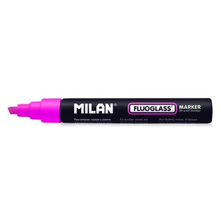 ROTULAD-PIZARRA MILAN FLUOGLASS ROSA