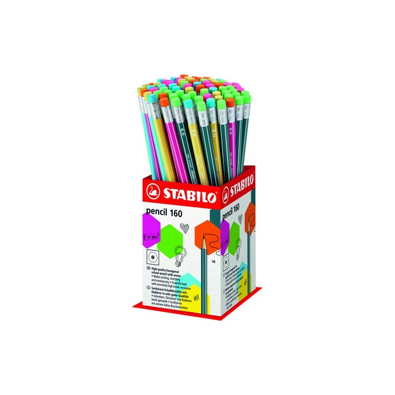 LAPIZ STABILO HEXAG-C-GOMA 2160 EXP-72