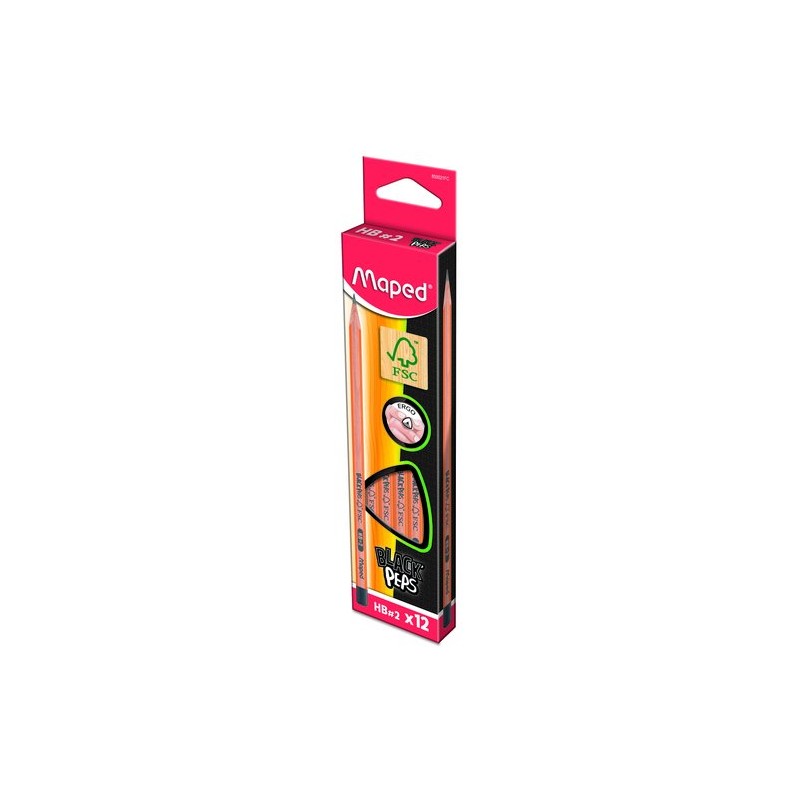 LAPIZ MAPED BLACK""PEPS - HB