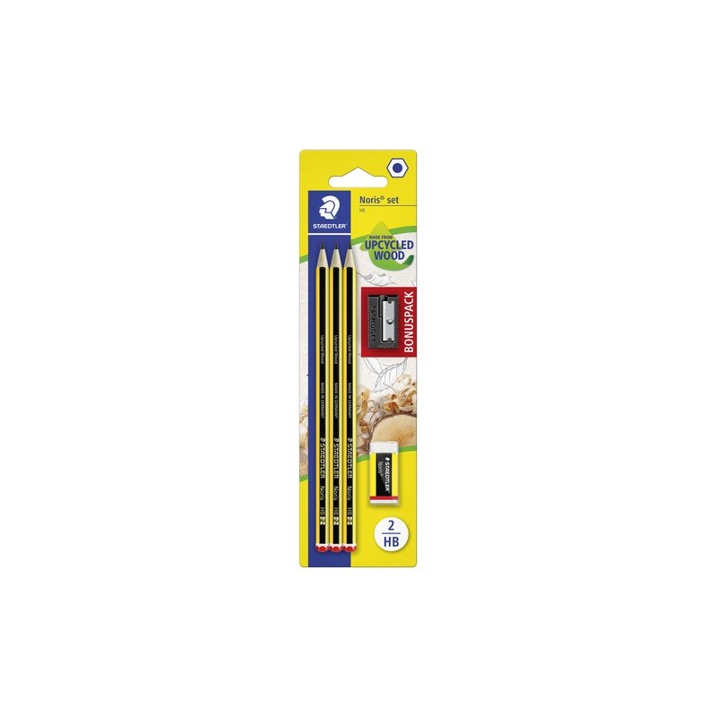 LAPIZ STAEDT-120 NORIS Nº2 - HB B-3+G