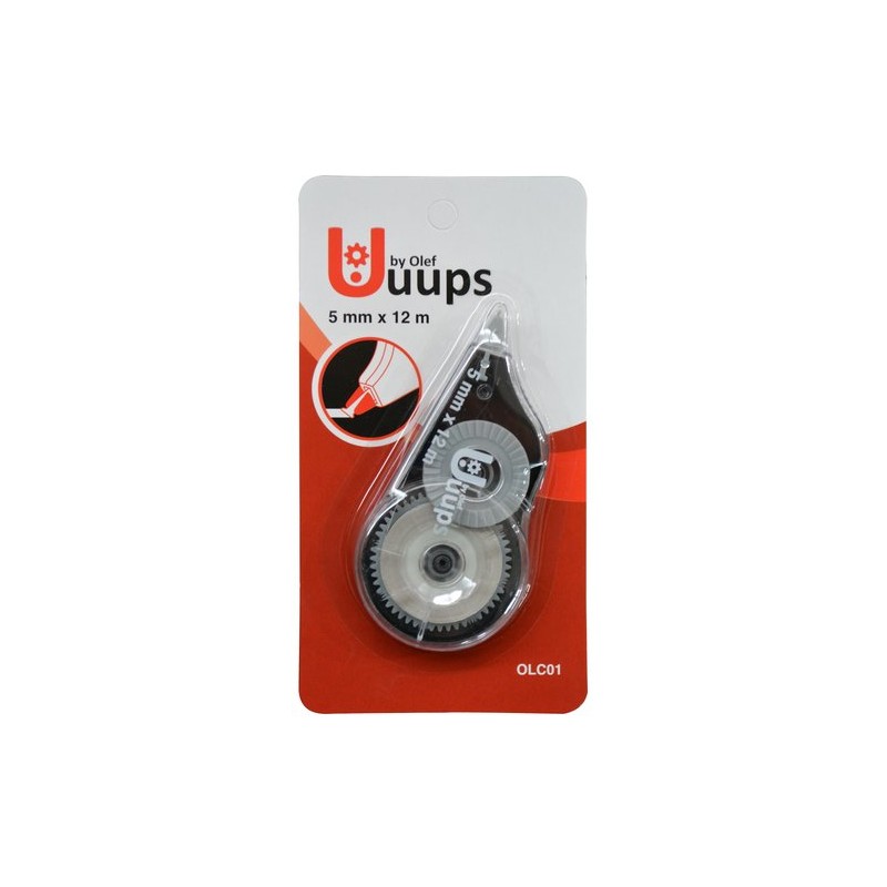 CORRECTOR CINTA OLEF UUUPS 5 mm x 12 m