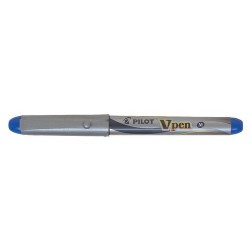 PLUMA PILOT V-PEN SILVER tinta AZUL