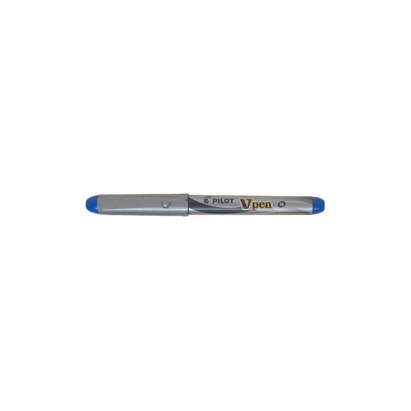 PLUMA PILOT V-PEN SILVER tinta AZUL