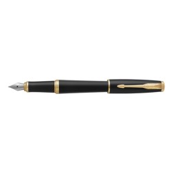 PLUMA PARKER URBAN MUTED NEGRO Y ORO