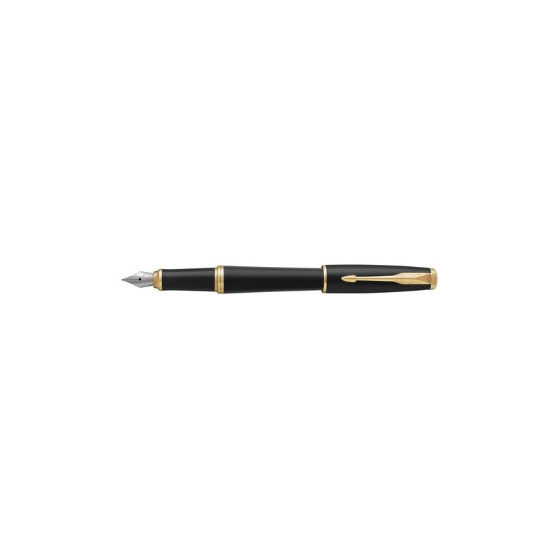 PLUMA PARKER URBAN MUTED NEGRO Y ORO