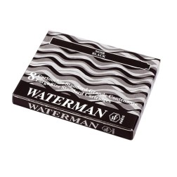 TINTA ESTILOG-WATERMAN 8 CART-NEGRO