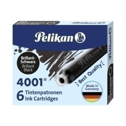 TINTA ESTILOG-PELIKAN 6 CART-TP-6 NEGRO