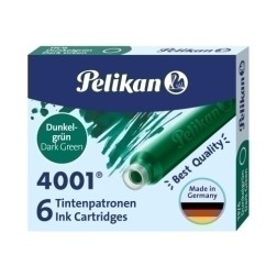 TINTA ESTILOG-PELIKAN 6 CART-TP-6 VERDE