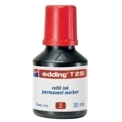 TINTA ROTUL-EDDING 30 ml T25 ROJO