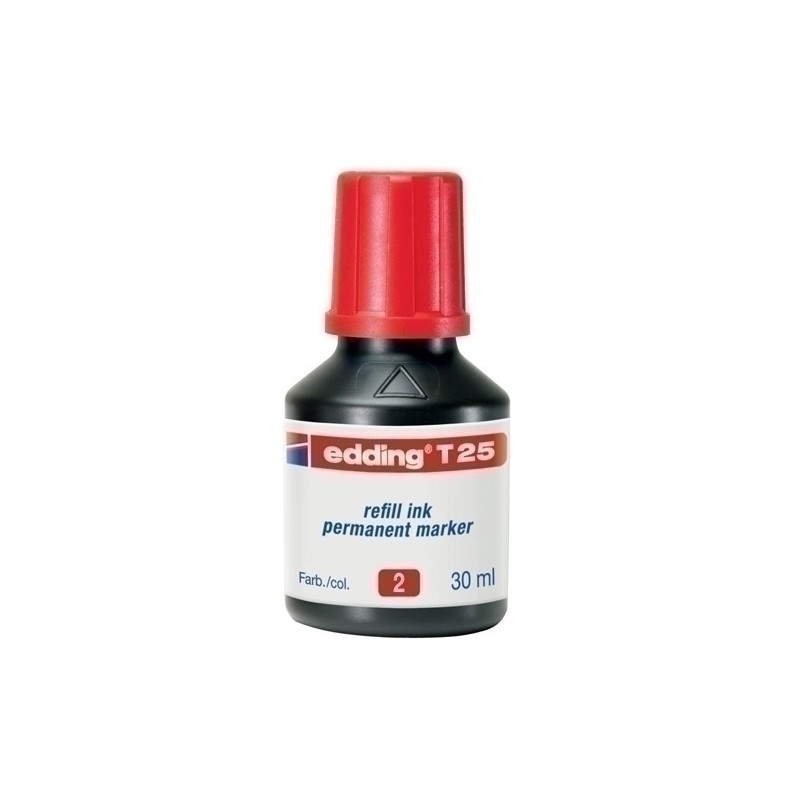 TINTA ROTUL-EDDING 30 ml T25 ROJO