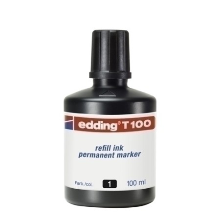 TINTA ROTUL-EDDING 100 ml T100 NEGRO