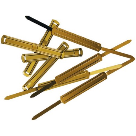 FASTENER INGRAF METAL DORADO