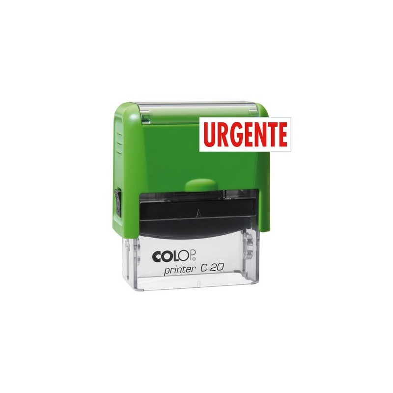 SELLO e-A- COLOP C20 URGENTE TINTA ROJA