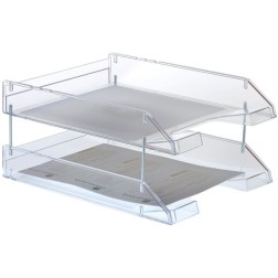 BANDEJA SOBREMESA A-2000 CRISTAL TRANSP-