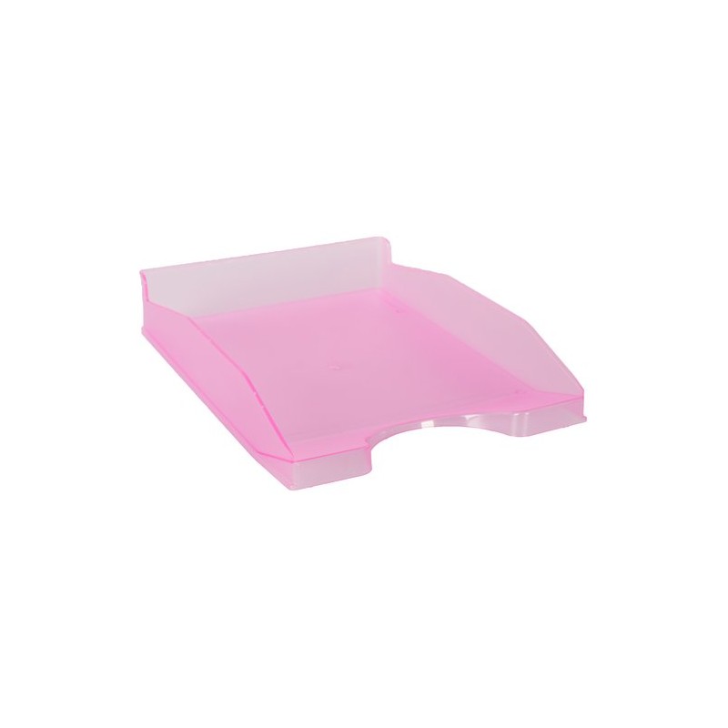 BANDEJA SOBREMESA TRASLUCIDA FUCSIA