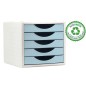 MODULO 5 CAJONES A-2000 AZUL PASTEL