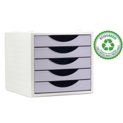 MODULO 5 CAJONES A-2000 MALVA PASTEL