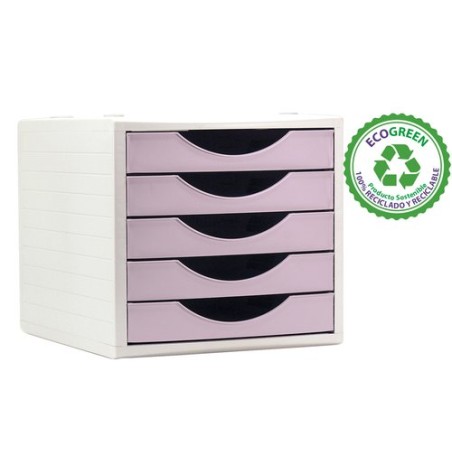 MODULO 5 CAJONES A-2000 ROSA PASTEL