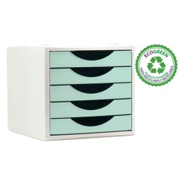 MODULO 5 CAJONES A-2000 VERDE PASTEL