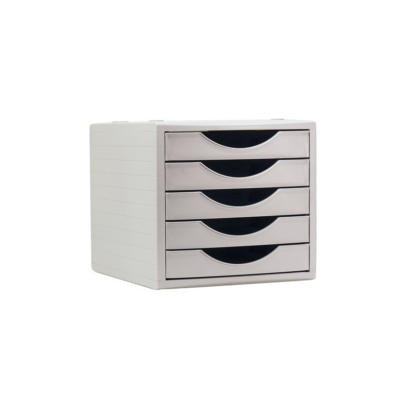 MODULO 5 CAJONES GRIS-GRIS