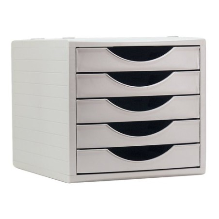 MODULO 5 CAJONES GRIS-GRIS