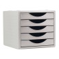 MODULO 5 CAJONES GRIS-GRIS