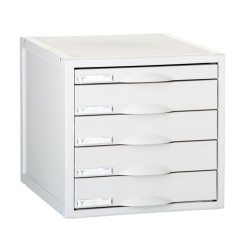 MODULO 5 CAJONES GRIS