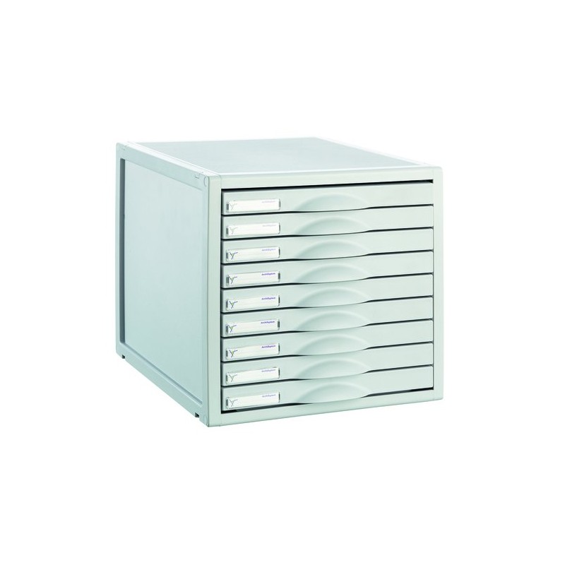 MODULO 9 CAJONES GRIS