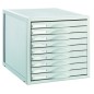 MODULO 9 CAJONES GRIS