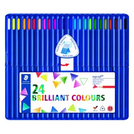 LAPICES COLOR STAEDT-157 ERGOSOFT BOX 24