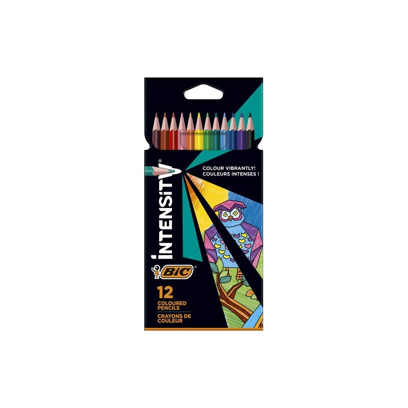 LAPICES COLOR BIC INTENSITY UP B-12
