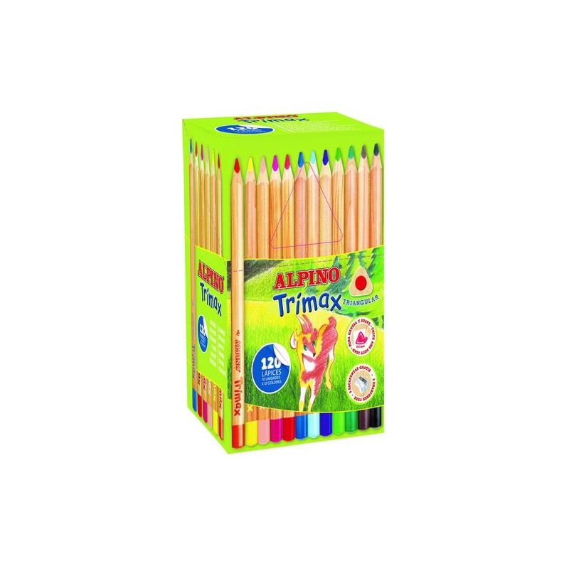 LAPICES COLOR ALPINO TRIMAX caja 120