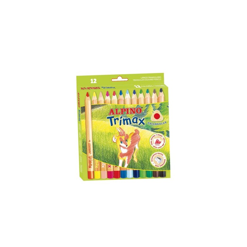LAPICES COLOR ALPINO TRIMAX est-12 c-AF
